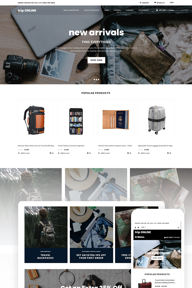 Trip Online Shopify Theme