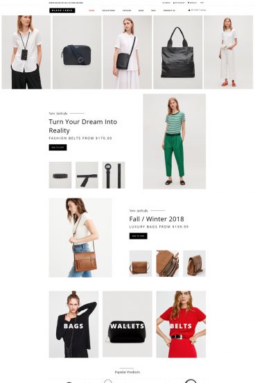 Black Lable - Fashion Accessories Store Shopify Theme