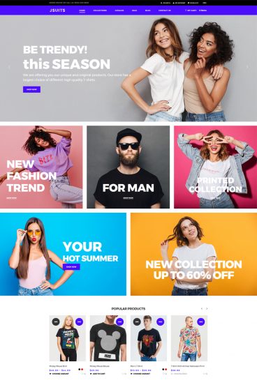 Jsuits - Clothing Multicurrency Fancy Shopify Theme