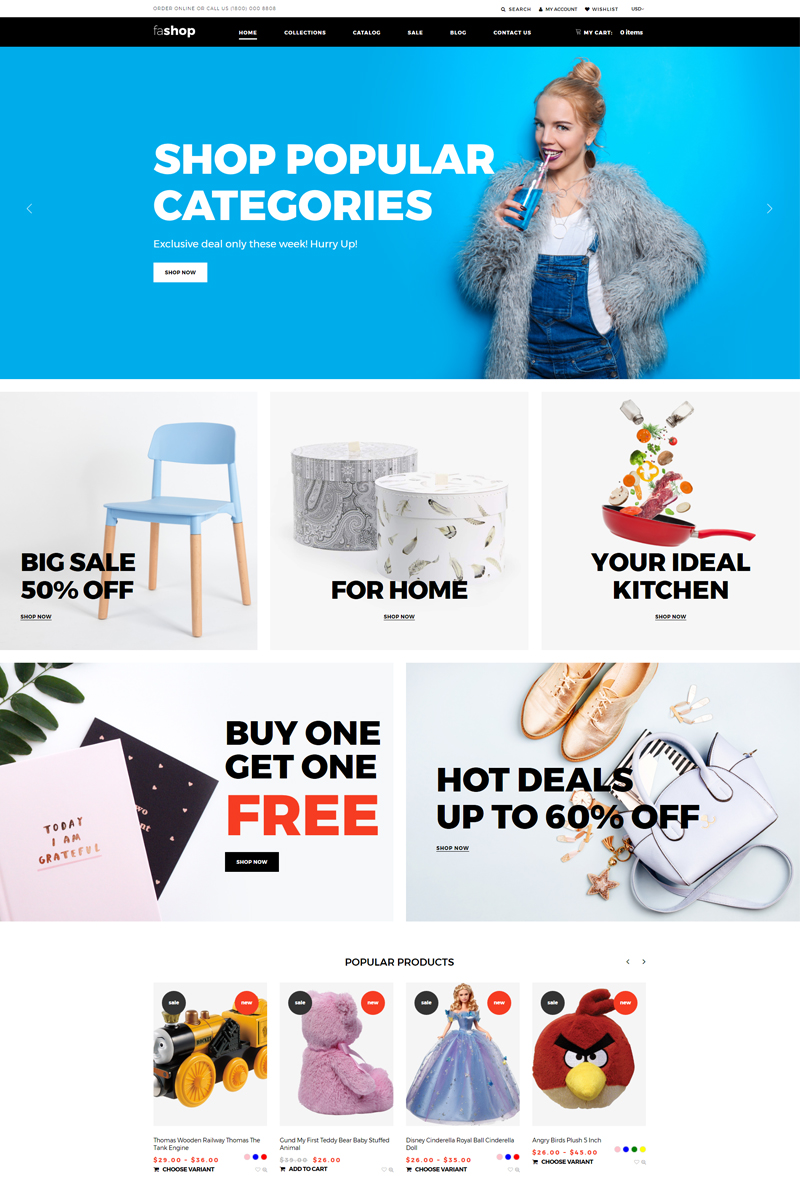 faShop – Wholesale Store Ready-To-Use Clean Shopify Theme