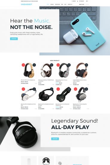 Headset - Dynamic Flawless Bootstrap Shopify Theme