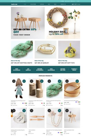 Craft & Art - Handmade & Craft Store Shopify Theme