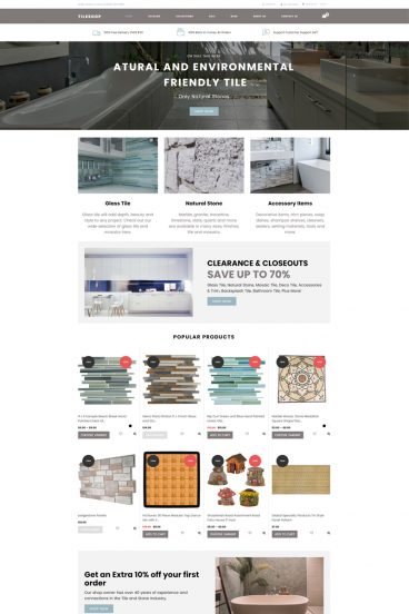 Tileshop - Interior & Furniture Clean Shopify Theme