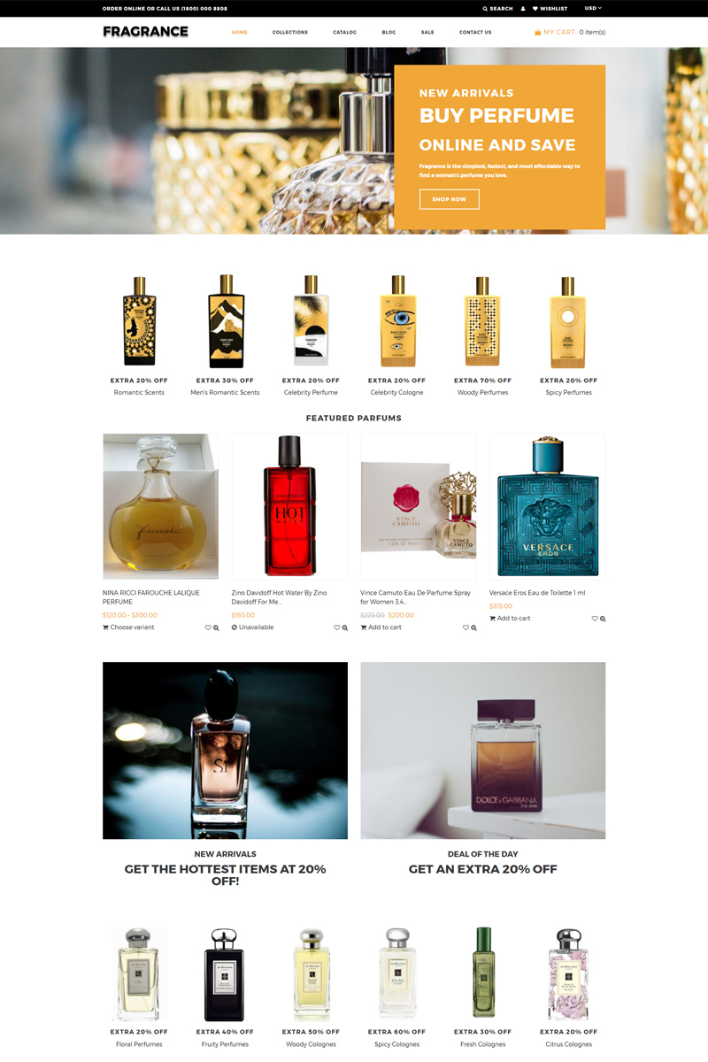 Fragrance – Beauty Elegant Shopify Theme