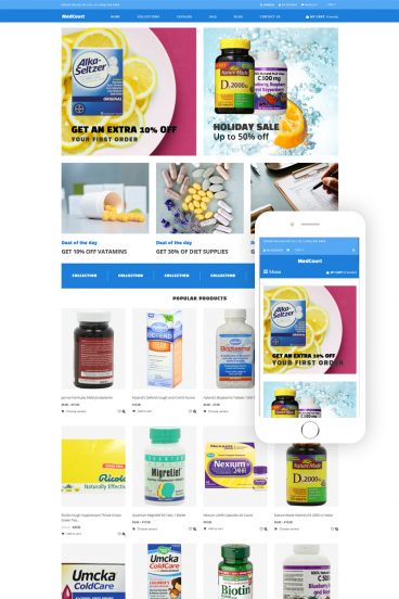 MedCourt - Pharmacy Clean Shopify Theme