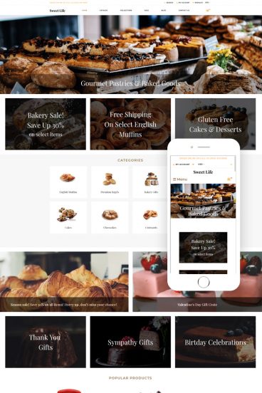 Sweet Life - Sweet Shop Creative Shopify Theme