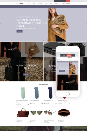 Fashion Boom - Fashion Elegant Shopify Theme