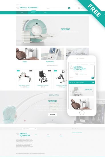 Medical Equipment - Medical Equipment Multipage Clean Shopify Theme