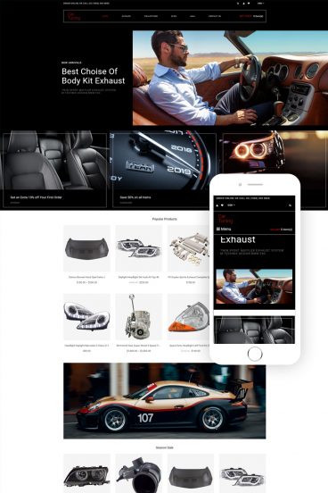 Car Tuning - Car Tuning Multipage Modern Shopify Theme