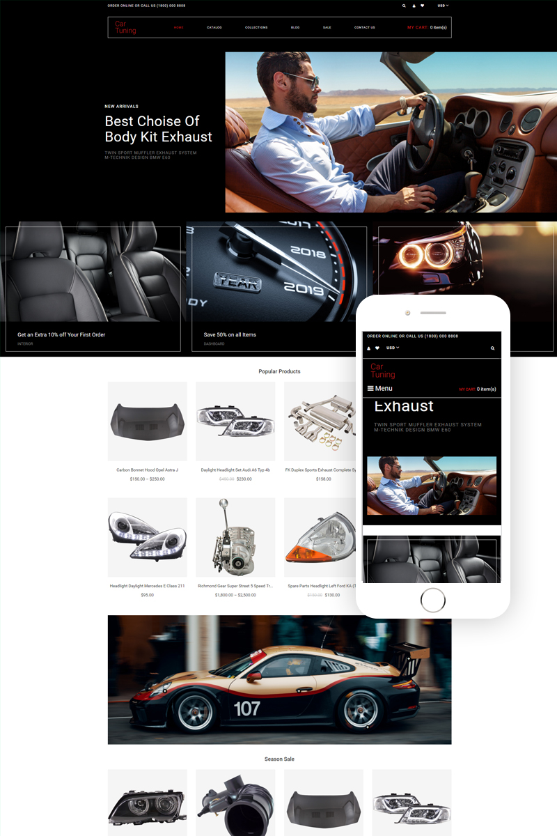 Car Tuning – Car Tuning Multipage Modern Shopify Theme