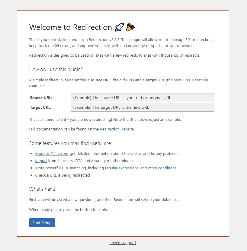 redirect-page-or-url-in-wordpress