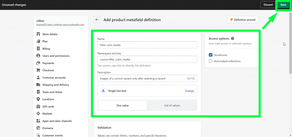 Filter-color-media-using-meta-fields