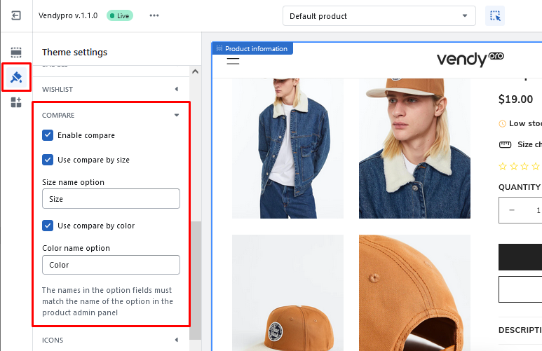 Product-compare-Shopify