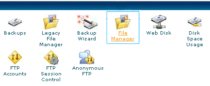 upload files to server cPanel