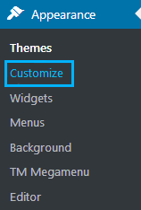 rss menu wordpress