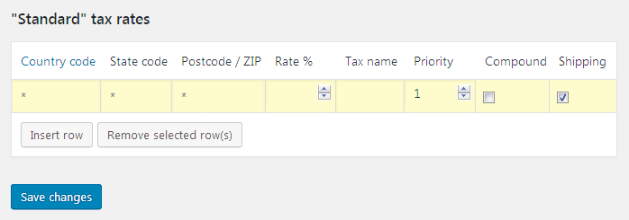 Taxes Using WooCommerce Plugin