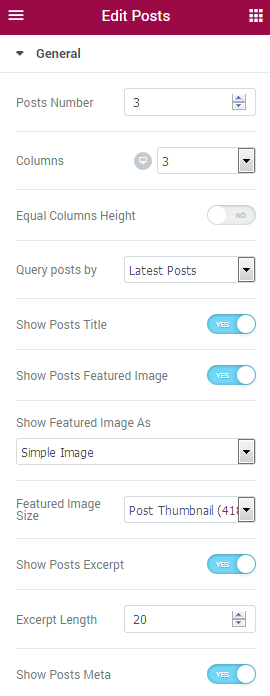 Posts JetElements Module for Elementor