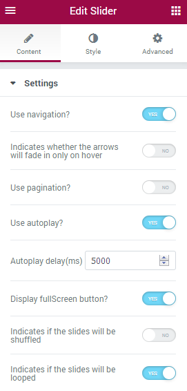 Slider JetElements Module for Elementor