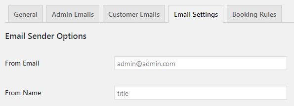 Managing Accommodation Settings