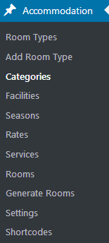 Adding Categories to Rooms