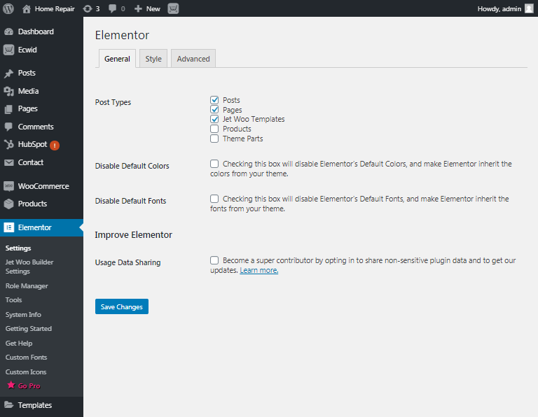 Issues after updating to Elementor Pro