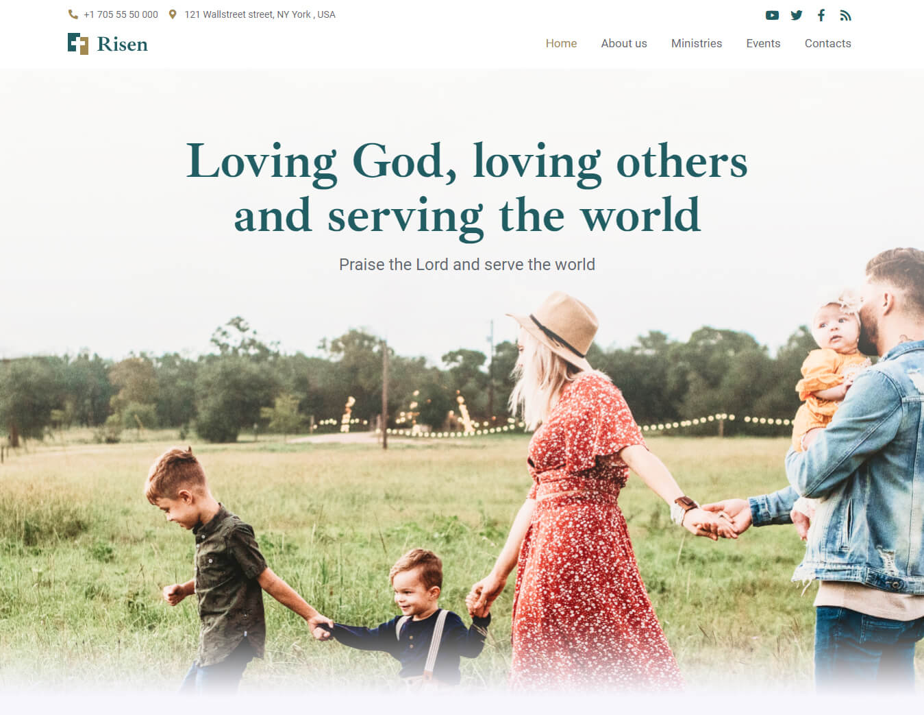 wordpress church website themes