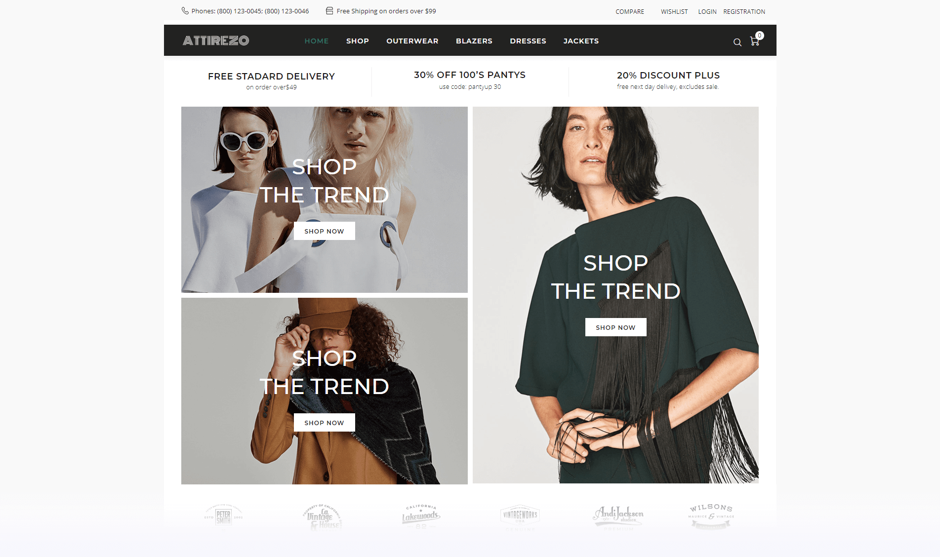 fashion shop wordpress theme