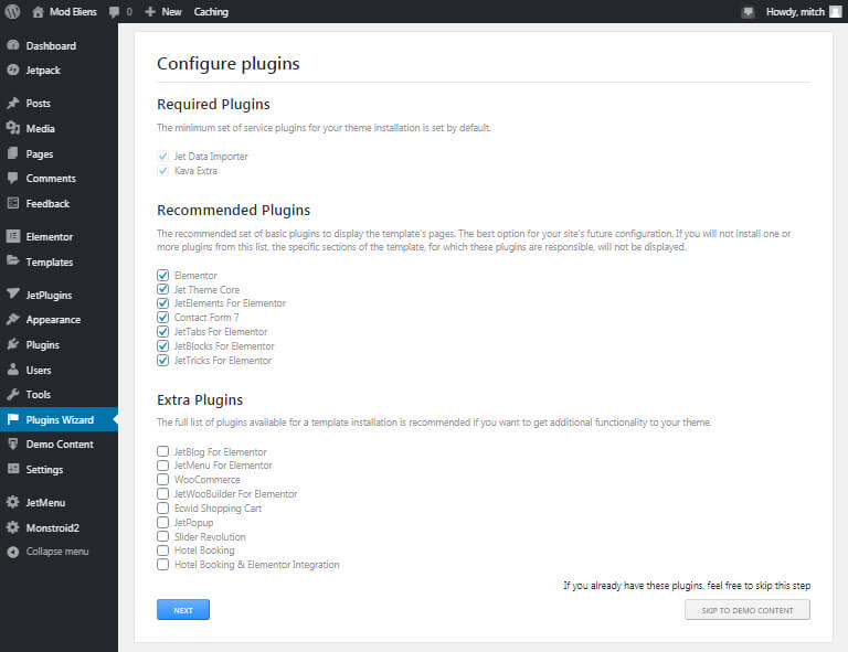 Change the template of Monstroid2 and Woostroid2 themes