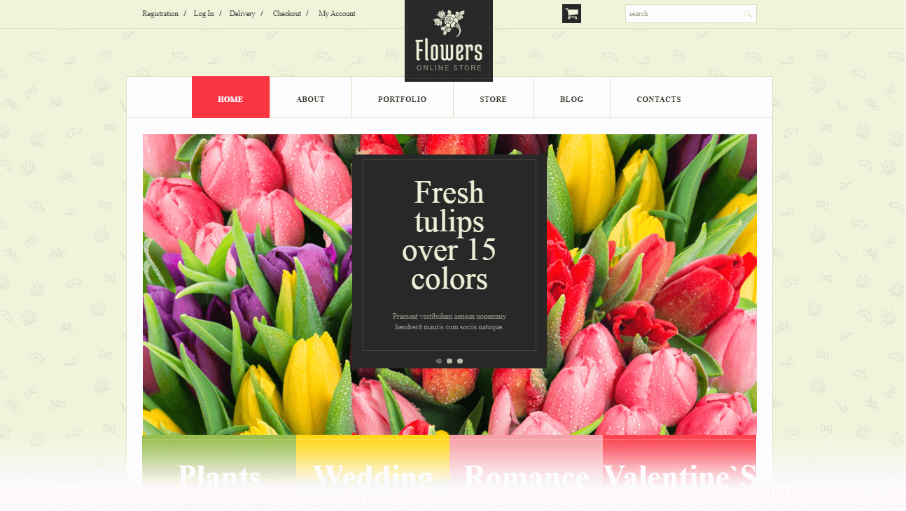 WordPress Themes for Flower Shop