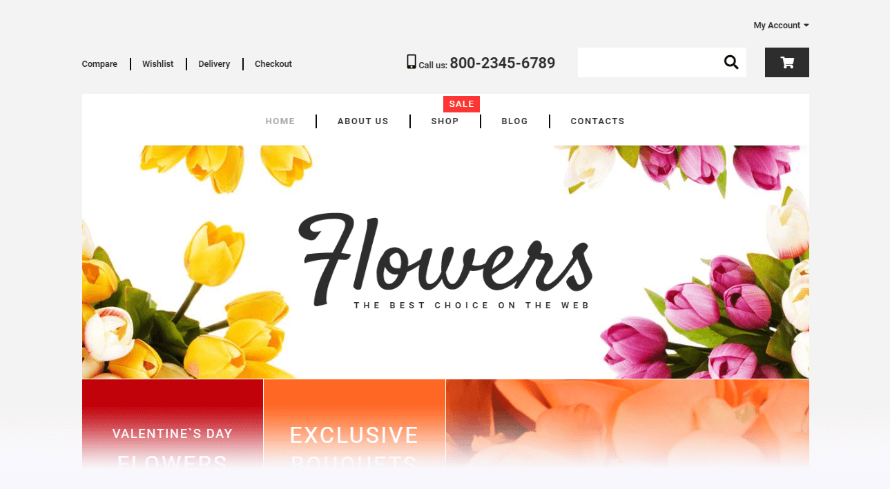 WordPress Themes for Flower Shop