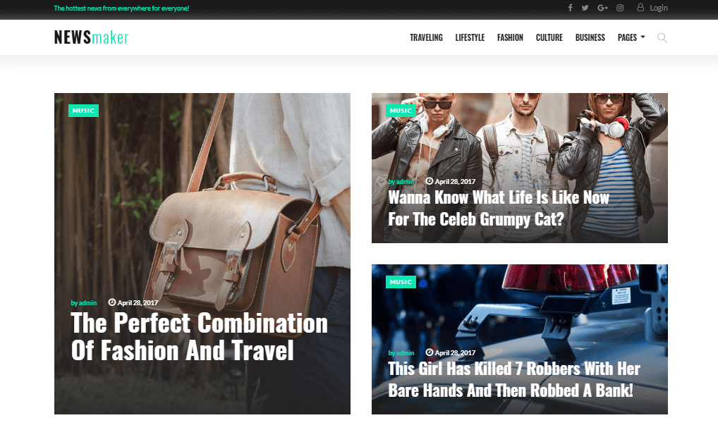 newsmaker best WordPress magazine theme