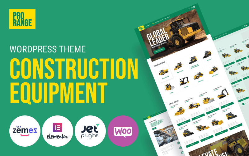 best construction themes for WordPress