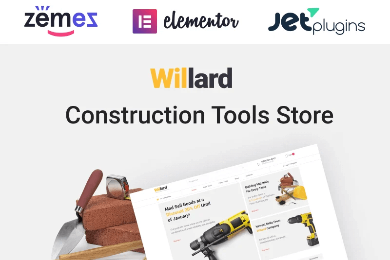 Best construction themes for WordPress.
