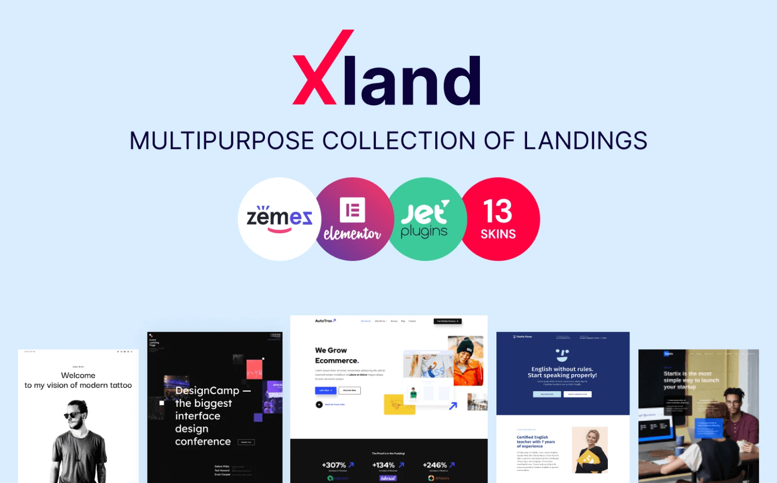 Elementor Landing Page Templates Collection in One Package