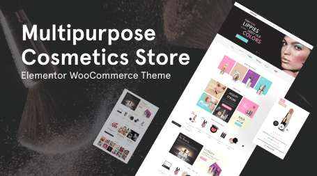 cosmetics store Elementor WooCommerce theme
