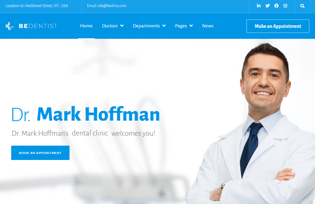 multipurpose medical WordPress theme