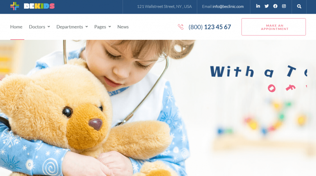 multipurpose medical WordPress theme