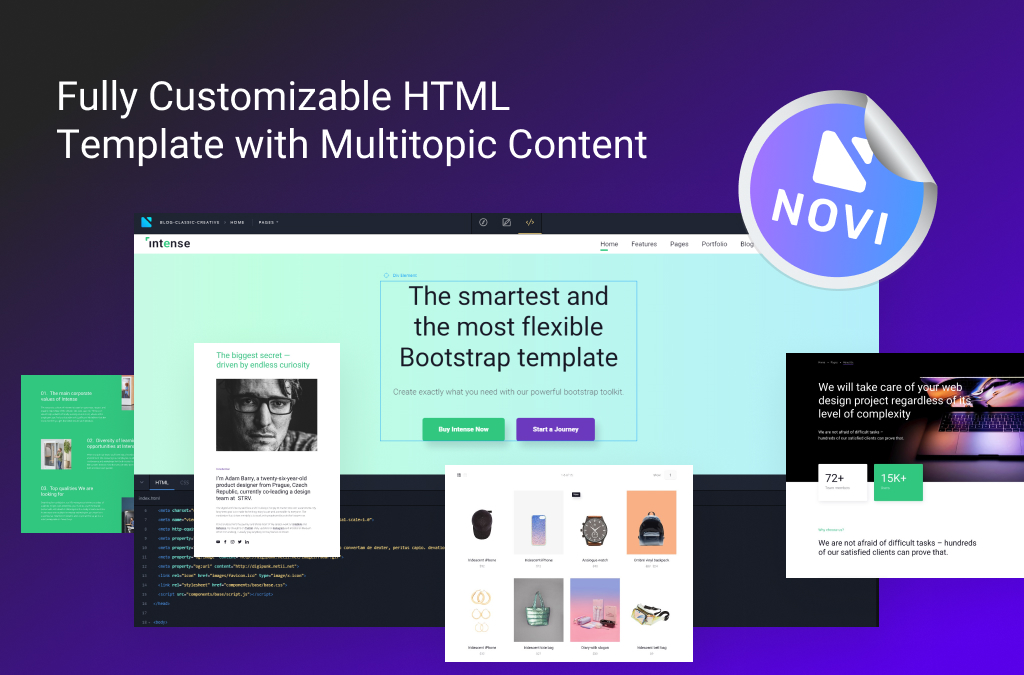 Best Multipurpose HTML Template: Full Customization
