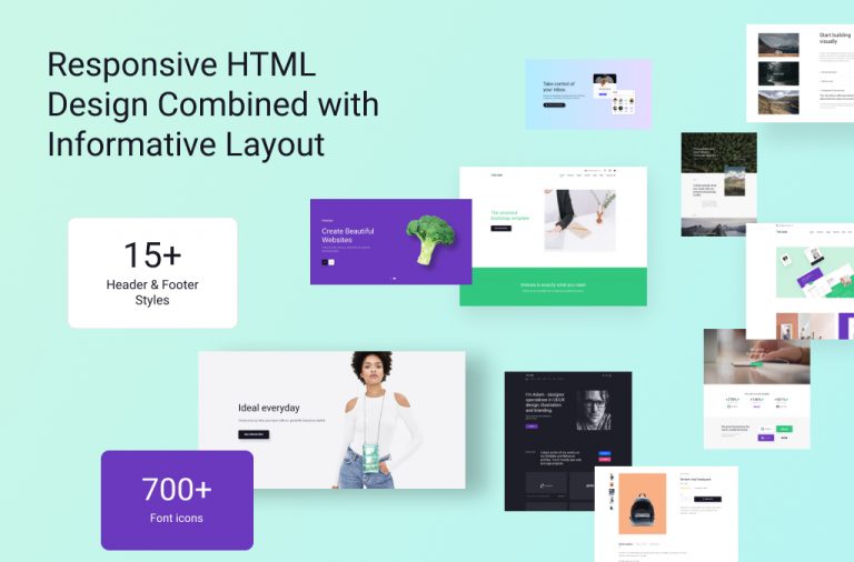 The Best Multipurpose HTML Template for Websites & Stores - Zemez