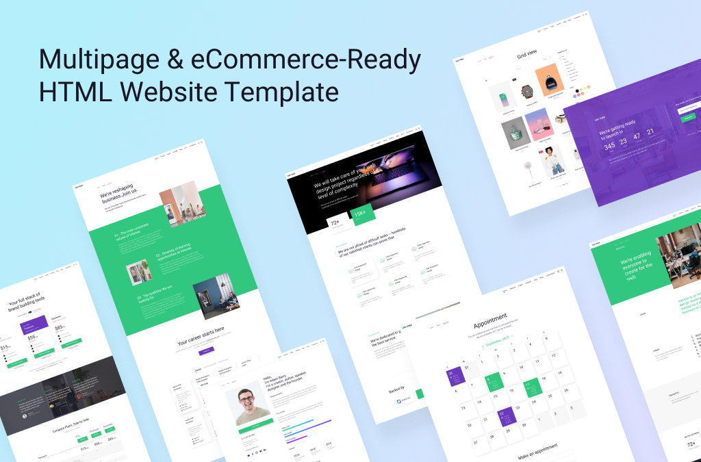 Best Multipurpose HTML Template: Multipage & eCommerce-Ready Solution