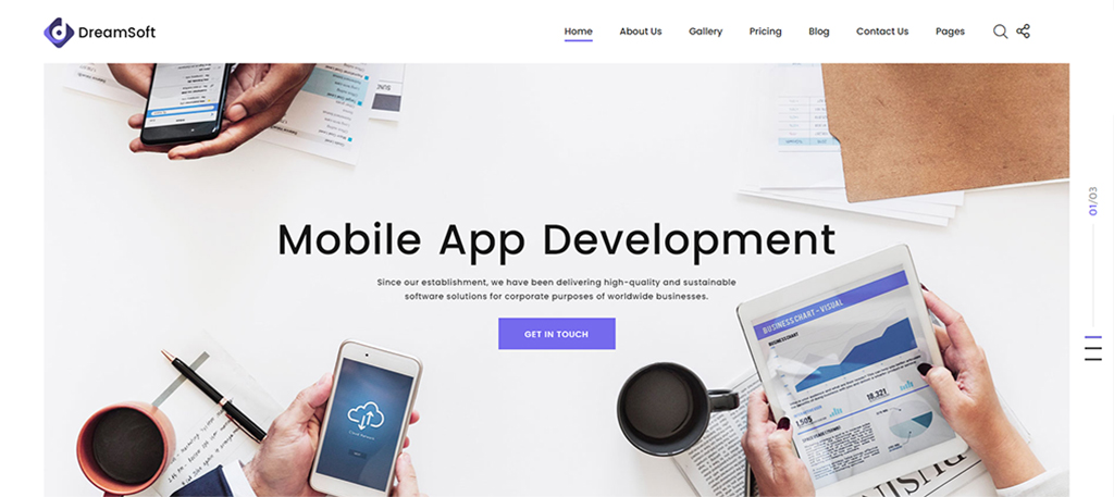 DreamSoft: Best Responsive HTML5 Templates