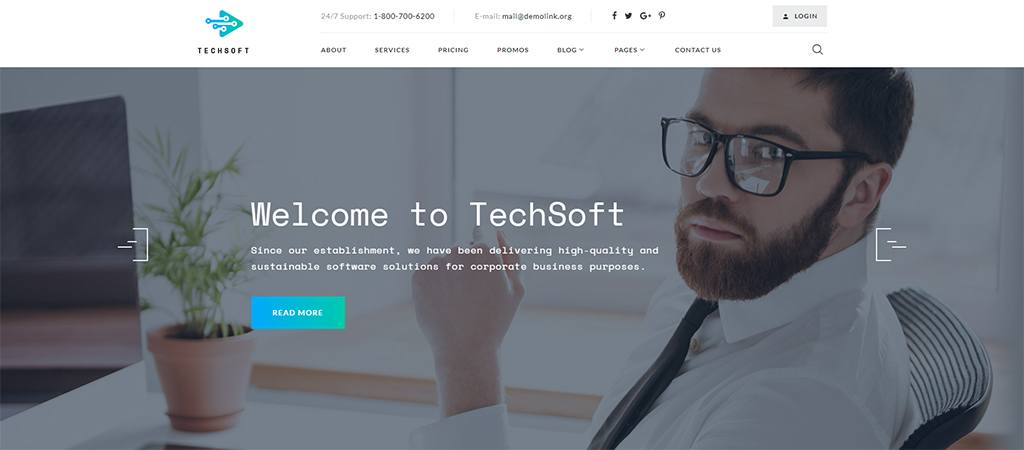 Techsoft: Best Responsive HTML5 Templates