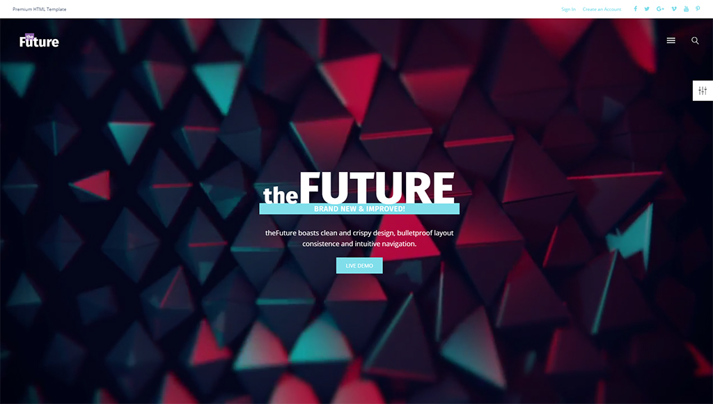 theFuture - Web Design Multipurpose HTML5 Website Template