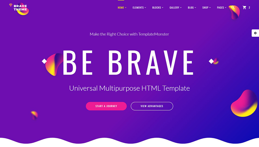 Brave Theme - Multipurpose Bootstrap 5 Premium Templates