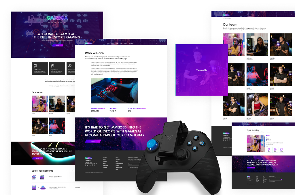 Introducing eSports: Awe-striking Joomla Template for Professional Gaming  Websites - JoomShaper