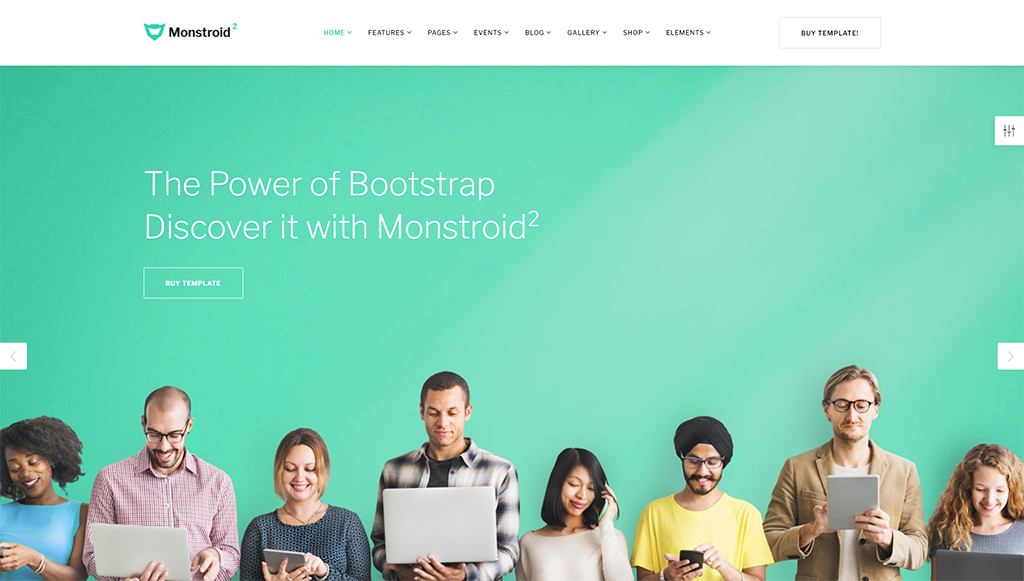 Monstroid2 Theme for HTML5 Websites