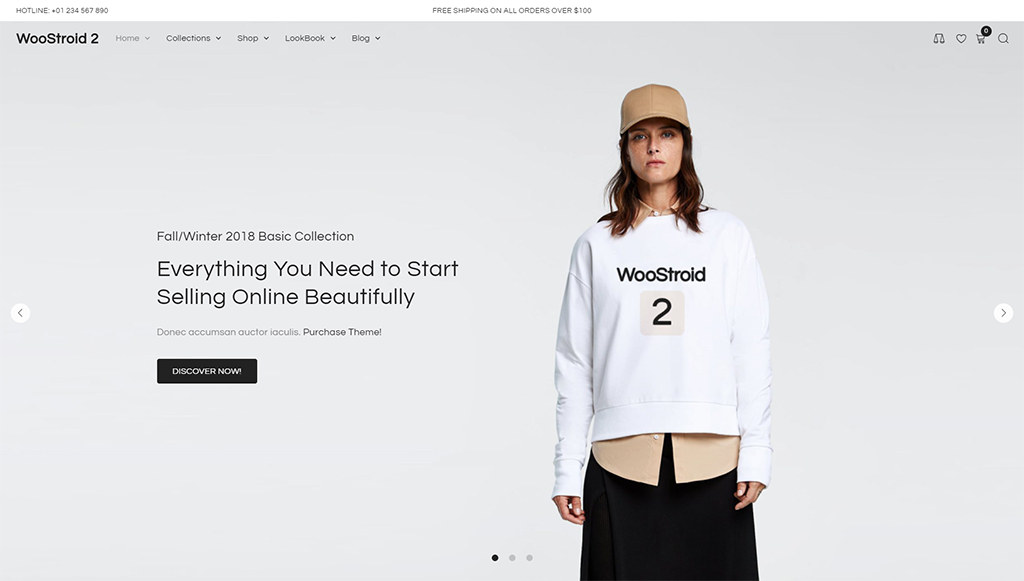 WooStroid2: Leading eCommerce Theme