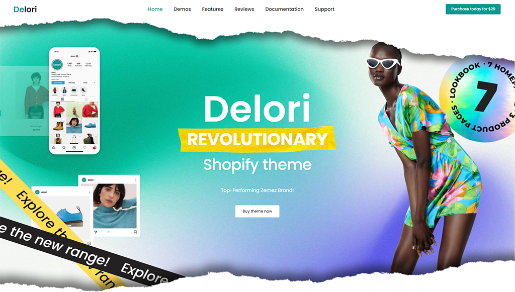 Using Delori Theme for Shopify Customer Engagement