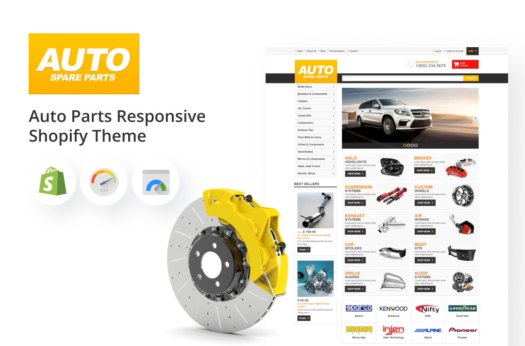 Best Car Repair eCommerce Themes 2022 - Zemez