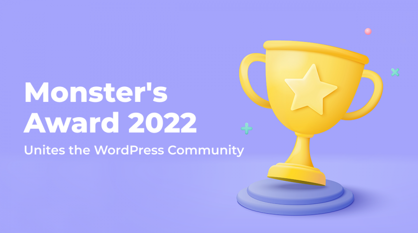 Monster’s Award 2022: Best WordPress Community Premium